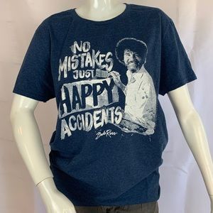 Bob Ross-No Mistakes Just Happy Accidents  T-Shirt